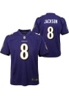 Main image for Lamar Jackson Baltimore Ravens Youth Purple Nike Home Replica Football Jersey