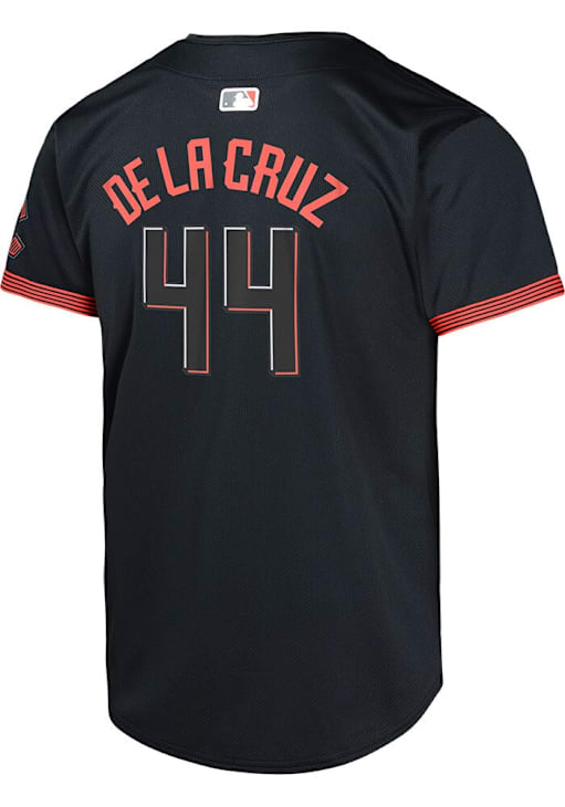 Cincinnati Reds Elly De La Cruz Youth BLACK City Connect Limited