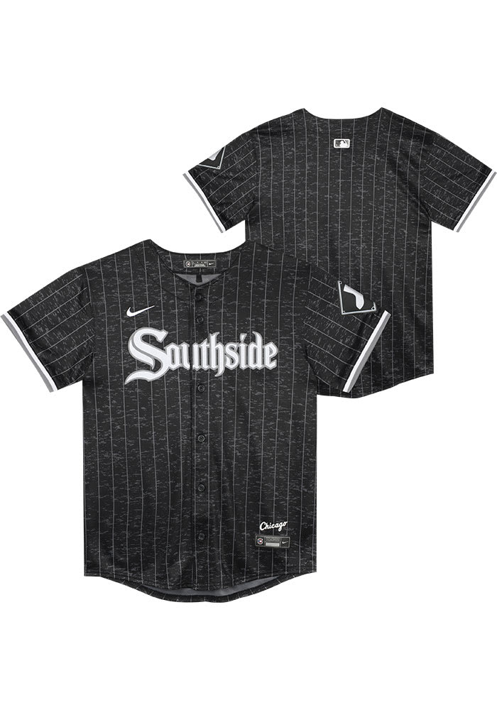Nike Chicago White Sox Boys BLACK City Connect Limited Blank