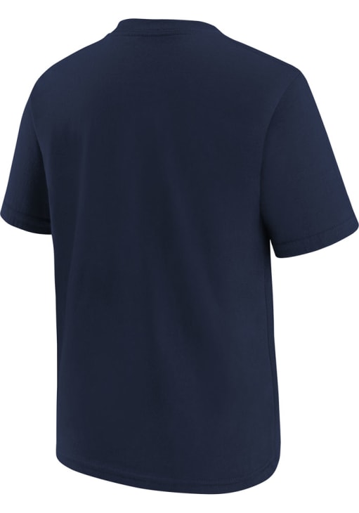 Nike Philadelphia Phillies Youth Navy Blue Wordmark City Connect Short Sleeve T-Shirt