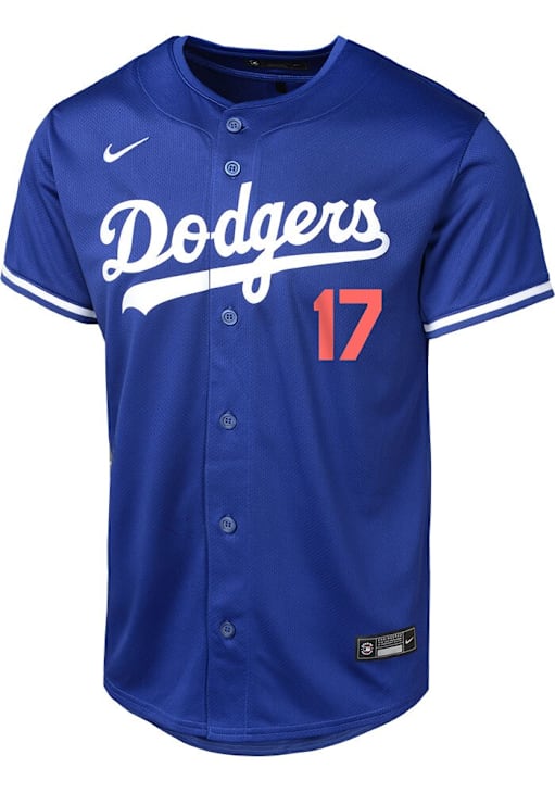 Los Angeles Dodgers Shohei Ohtani Youth BLUE Alt Limited
