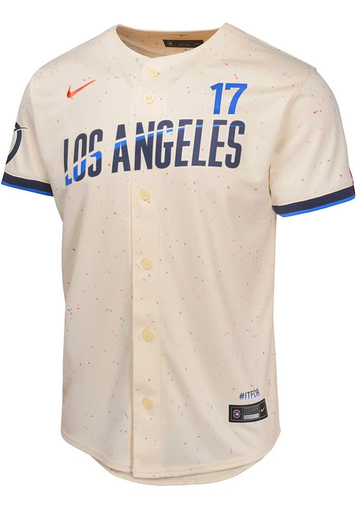 Los Angeles Dodgers Shohei Ohtani Youth CREAM City Connect Limited