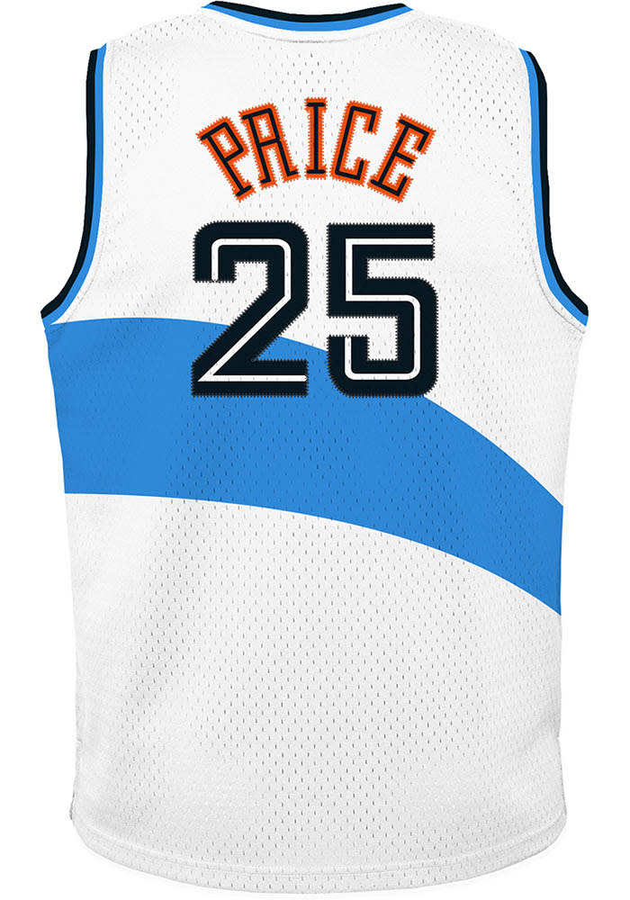 NBA Adidas Originals×CAVS Mark Price #25 Mark Price Signed NBA Cleveland Cavaliers Basketball Jersey