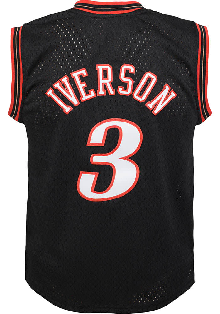 iverson sixers ユニフォーム bboy Youth Iverson Jersey + Shorts 76ers NBA Basketball 2T thru