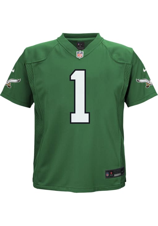 Jalen Hurts Philadelphia Eagles Baby Kelly Green Nike Alt. 2 Replica Football Jersey