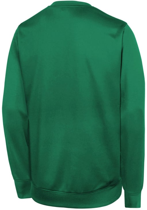 Philadelphia Eagles Mens Kelly Green Base Crew Retro Team Long Sleeve Sweatshirt