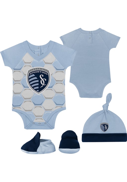 SKC Sporting KC Baby Light Blue Ace Shooter One Piece Set