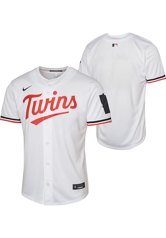Minnesota Twins Youth White Home Limited Blank Baseball Jersey