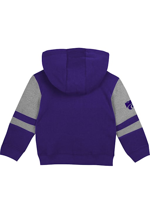 K-State Wildcats Baby PURPLE Stadium Long Sleeve Full Zip