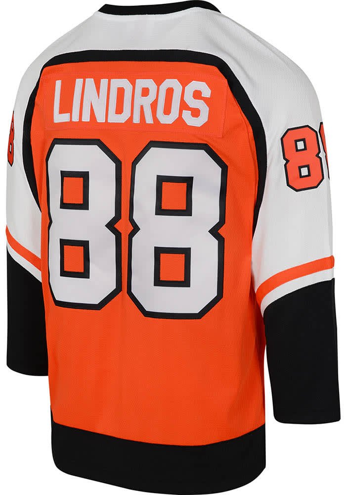 Philadelphia Flyers Eric Lindros Youth White Dark Retired Hockey