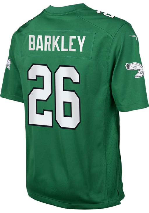 Saquon Barkley Philadelphia Eagles Youth Kelly Green Nike Alt 2 Replica Football Jersey