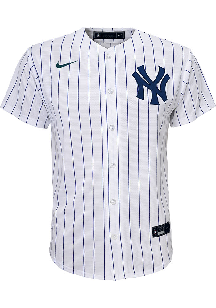 Nike New York Yankees Boys Home Blank Replica White