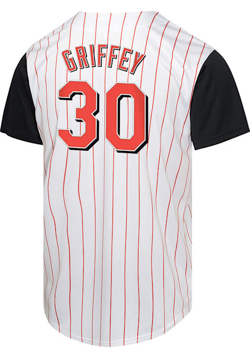 Cincinnati Reds Ken Griffey Jr. Youth White Cooperstown Limited 