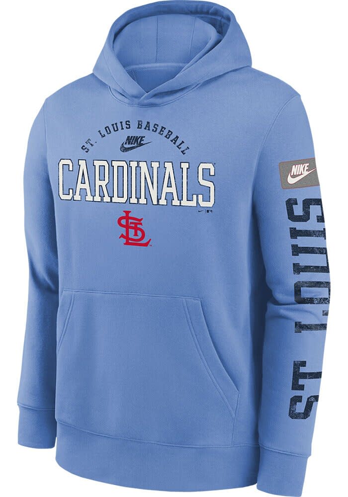 St Louis Cardinals Nike Youth LIGHT BLUE Cooperstown Splitter Long
