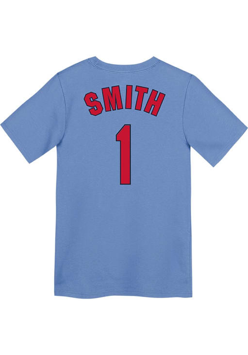 Ozzie Smith St Louis Cardinals Boys LIGHT BLUE Cooperstown NN