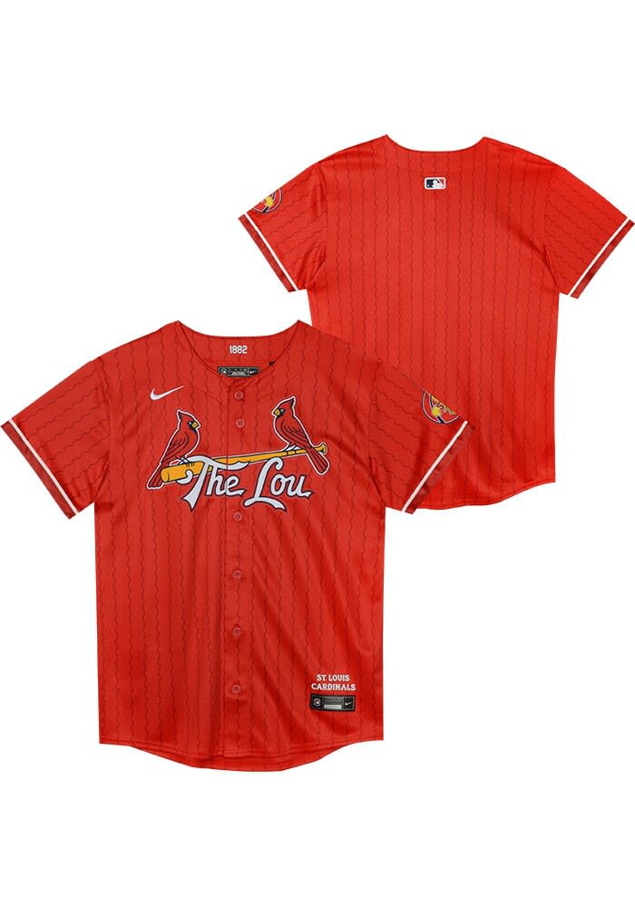 Nike St Louis Cardinals Boys Red City Connect Limited Blank