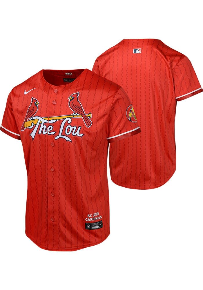 St Louis Cardinals Youth Red City Connect Limited Blank Baseball