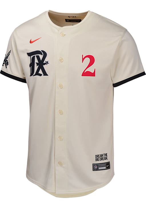 Texas Rangers Marcus Semien Youth TAN City Connect Limited