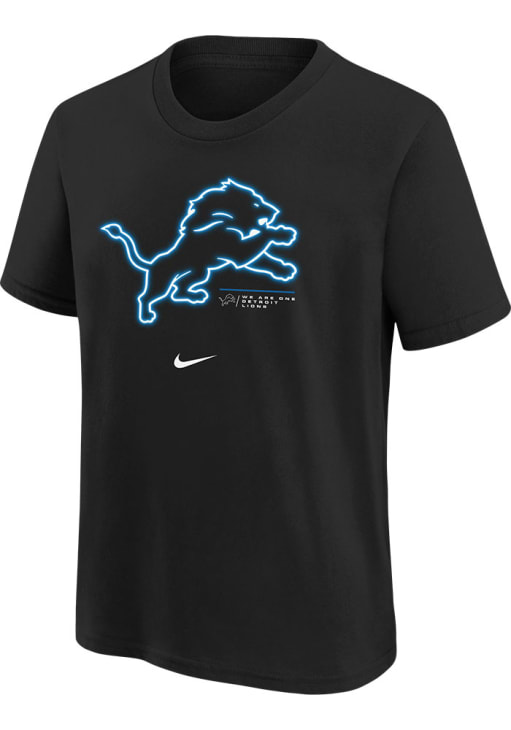 Nike Detroit Lions Youth Black We Are One Short Sleeve T-Shirt