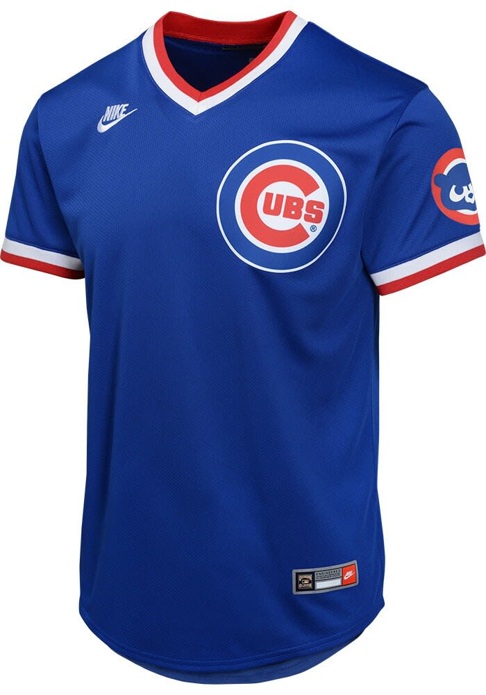 Chicago Cubs Youth BLUE Cooperstown Limited Baseball Jersey