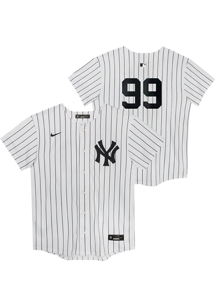 New York Yankees JerseyMen's New York Yankees Aaron Judge Nike White shops Home Replic