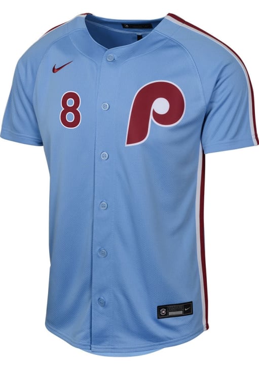 Nick Castellanos  Nike Philadelphia Phillies Youth Light Blue Alt Limited Jersey