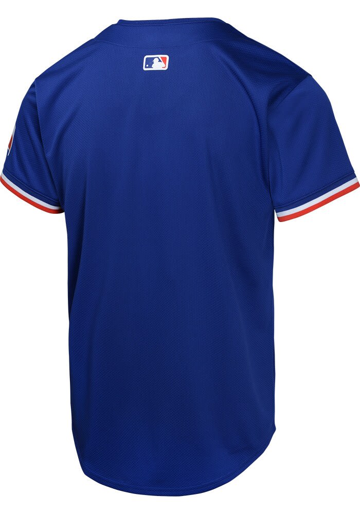 Texas Rangers Youth BLUE Alt 2 Limited Blank Baseball Jersey