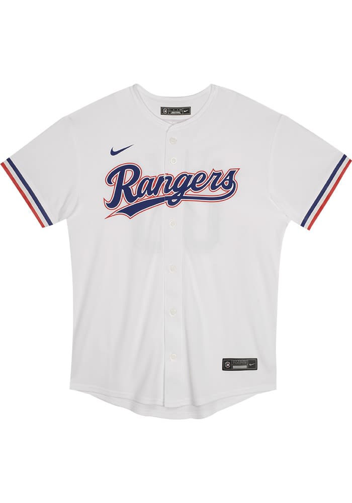 Nike Texas Rangers Boys Home Game Blank WHITE