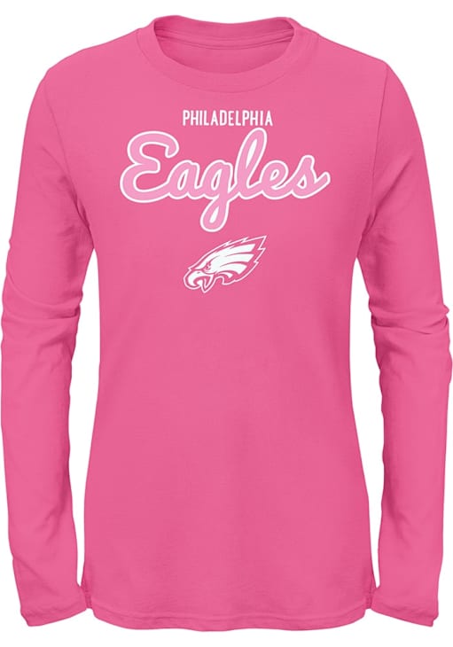 Pink Nfl Eagles Gear Philadelphia Eagles Girls PINK Big Game Long