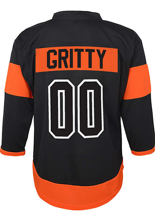 Gritty  Philadelphia Flyers Boys Black Replica Third Alt Hockey Jersey