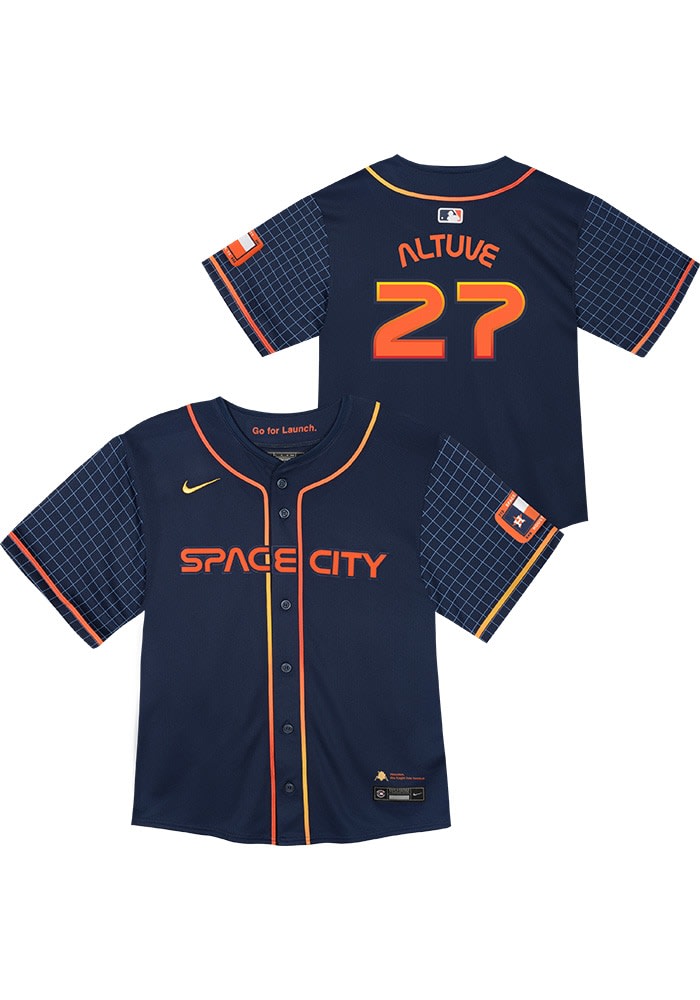 Houston Astros Jose Altuve Baby City Connect Limited NAVY Baseball