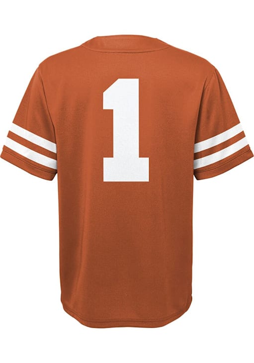 Texas Longhorns Longhorns Boys Replica BURNTORANGE Football Jersey
