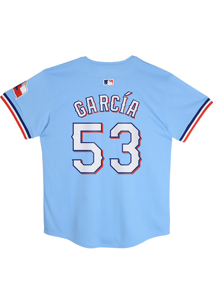 Adolis Garcia # Texas Rangers Boys LIGHT BLUE Alt. 1 Limited
