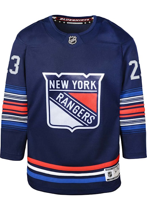 New York Rangers Adam Fox Youth NAVY Premier Thrid Hockey Jersey