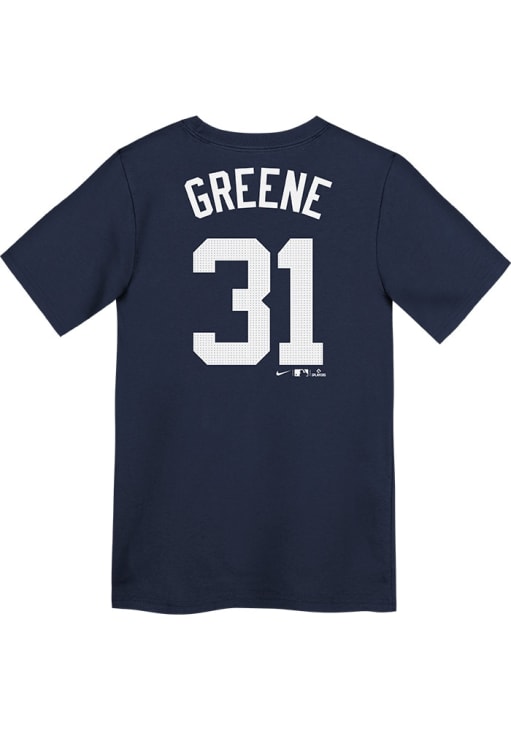 Riley Greene  Detroit Tigers Boys Navy Blue Home NN Short Sleeve T-Shirt