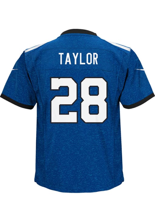 Jonathan Taylor Indianapolis Colts Boys Blue Nike Color Rush Football Jersey