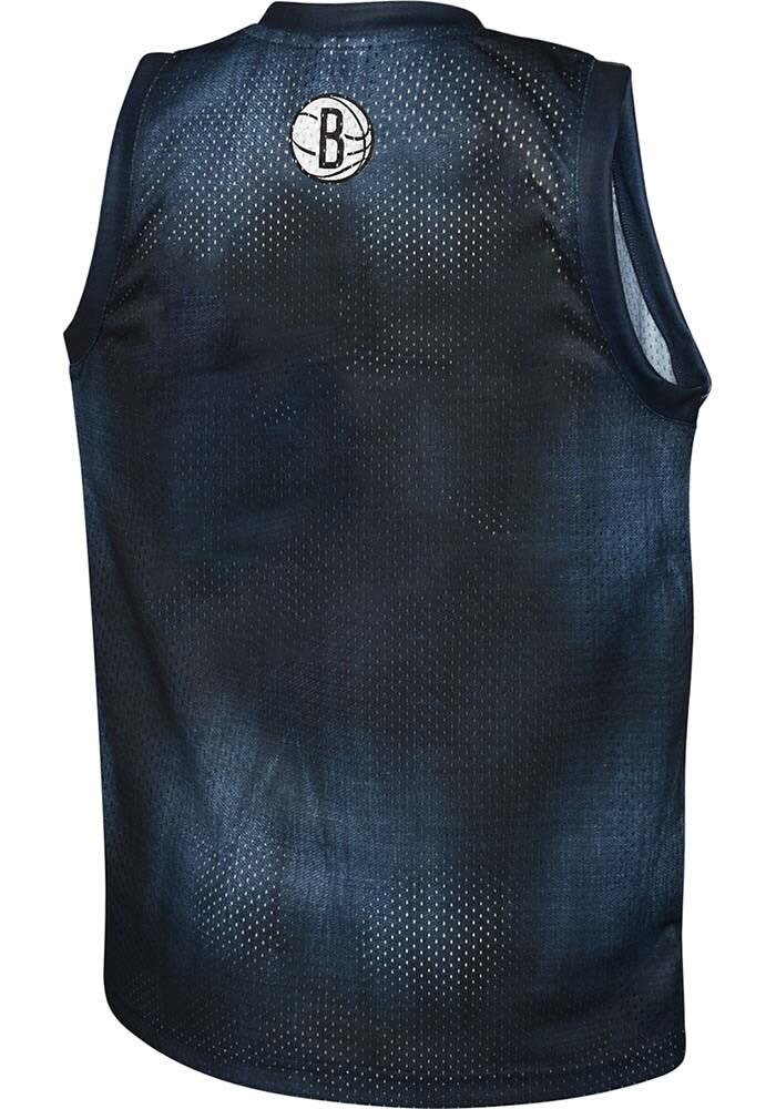 Brooklyn Nets Youth BLACK Heating Up Basketball Jersey