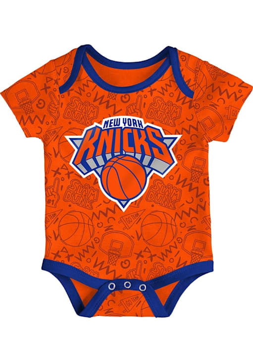 New York New York Knicks ROYAL Baby Slam Dunk One Piece 133424012