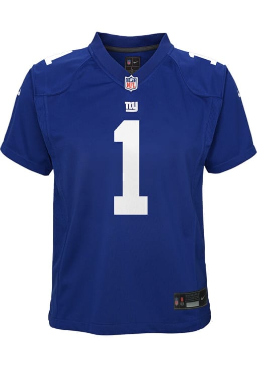 Malik Nabers New York Giants Youth Blue Nike Home Replica Football Jersey