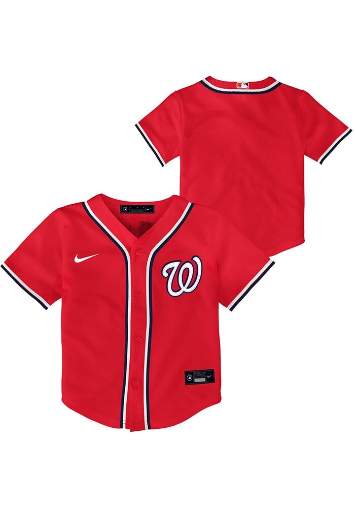 Washington Nationals Nike Baby Red Alt Replica Baseball