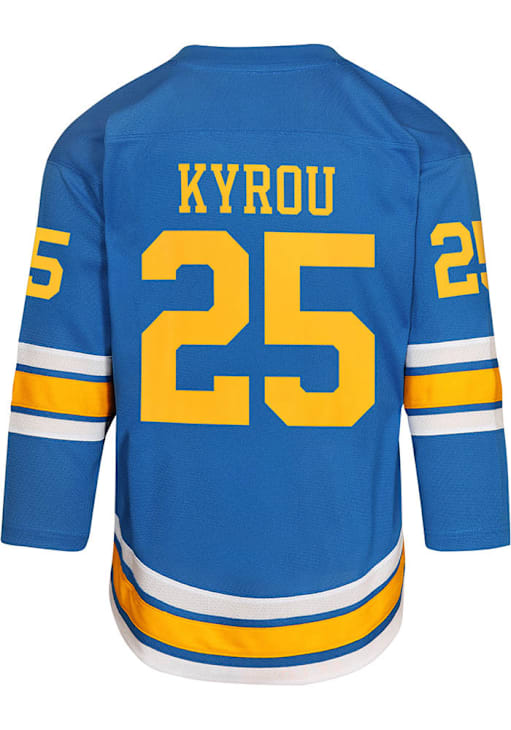 Jordan Kyrou  St Louis Blues Youth Blue Home Replica Hockey Jersey