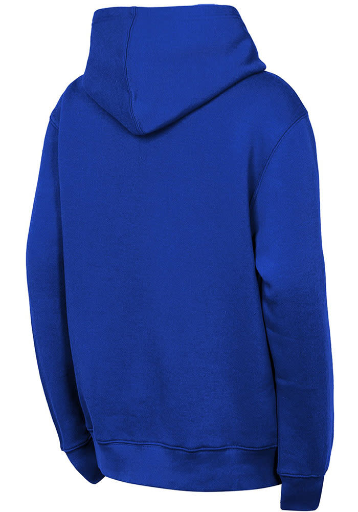 Toronto Blue Jays Youth ROYAL Back To Basics Long Sleeve Hoodie