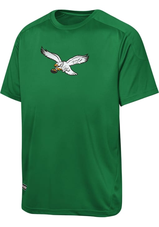 Philadelphia Eagles Kelly Green Retro Spike Short Sleeve T Shirt