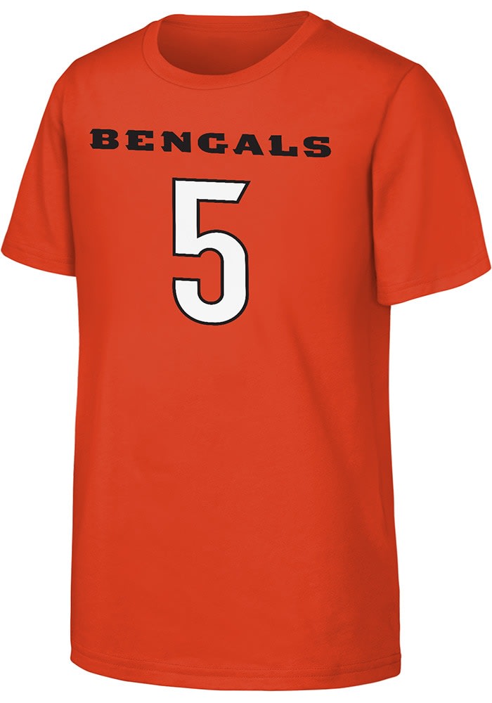 Tee Higgins Cincinnati Bengals Youth ORANGE Mainliner NN Short