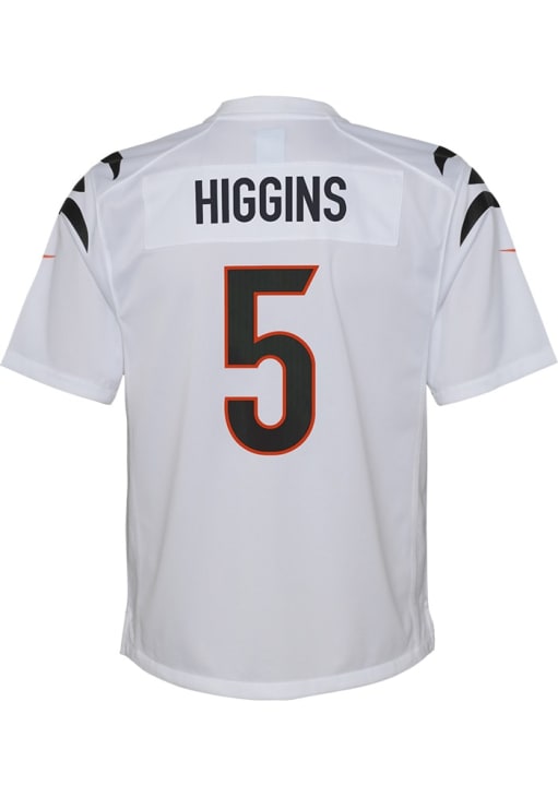Tee Higgins Cincinnati Bengals Youth White Nike Away Replica Football Jersey