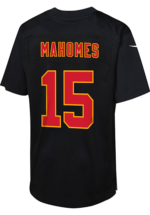 Patrick Mahomes Kansas City Chiefs Youth Black Nike Game Football Jersey