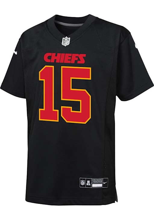 Patrick Mahomes Kansas City Chiefs Youth Black Nike Game Football Jersey