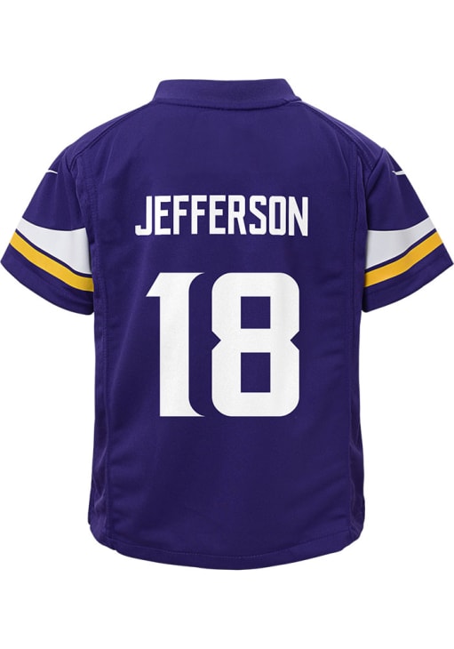 Justin Jefferson Minnesota Vikings Boys Purple Nike Home Replica Football Jersey