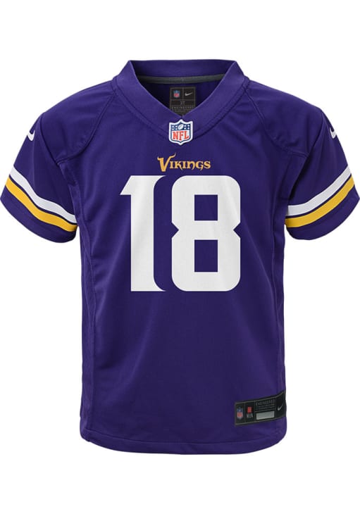 Justin Jefferson Minnesota Vikings Boys Purple Nike Home Replica Football Jersey