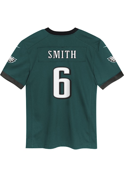 Devonta Smith Philadelphia Eagles Boys Teal Nike Home Replica Football Jersey